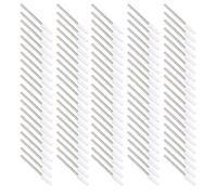 Brrnoo 100 Pièces de Forets à Ongles Coniques, Forets Professionnels en Acier au Tungstène à Quartz pour Nettoyer les Cuticules pour le Meulage de L'enlèvement de la Décoration des