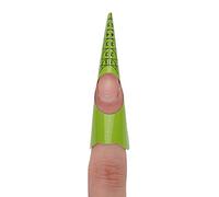 Brrnoo 100 Pièces Formes à Ongles Guide Autocollant Extension D'Ongle Faux Embouts à Ongles Autoadhésifs avec Marqueurs Numériques pour Usage Professionnel et Personnel (YC01)