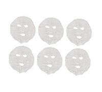 Brrnoo 100 pièces Masques faciaux en gaze jetables, bricolage DIY, feuilles en papier haute absorption d'eau, doux et doux pour la maison et le salon de beauté