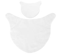 Brrnoo 100pcs Feuilles de Cou en Soie Mince en Papier de Cou de Cou Jetable Outil de Soins de la Peau Bricolage pour la Maison et Voyager