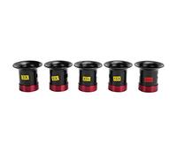 Brrnoo 5 pièces loupe d'horloger loupe de bijoutier, Ensemble de loupe de Bijoux avec grossissement 3X, 5X, 10x, 15x, 20x, loupe de Verre de réparation de Montre Accessoires de loupe