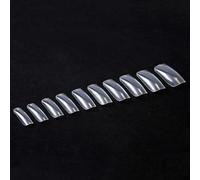 BRRNOO 500 Pièces de Faux Ongles, Pointes D'ongles Artificiels à Couverture Complète de Couleur Ultra Fine pour Manucure, avec Lime à Coupe Facile à (500 pièces entièrement collées en couleur