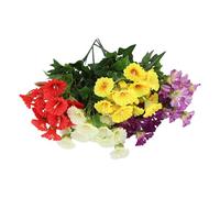 Brrnoo 5pcs Fade Proof Silk Artificial Morning Glory Flowers Home and