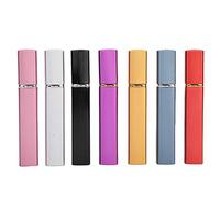 Brrnoo 7 pcs Portable Rechargeable Parfums Atomiseurs, Vide Liquide Distributeur Vaporisateur Bouteille Parfum Pompe Conteneur En Aluminium Bouteilles Voyage 12 ml