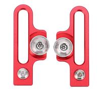 Brrnoo Adaptateur D'Extension de Frein à Vélo, 2PCS Bike C Clamp Freed Post, Aluminium Alloy Extension C Adaptateur d'alimentation, pour Les Vélos de Route (Rouge)