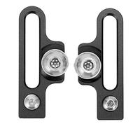 Brrnoo Adaptateur D'Extension de Frein à Vélo, 2PCS Bike C Clamp Freed Post, Aluminium Alloy Extension C Adaptateur d'alimentation, pour Les Vélos de Route (Black)