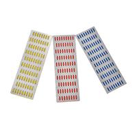 BRRNOO Aiguiseur de Couteaux, Pierre à Aiguiser les Couteaux, Pierre à Aiguiser en Diamant, à en Plaque de Diamant, 3 Pièces, à en, Outil d'affûtage de à Grossier/moyen/fin