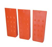 Brrnoo Ajusteur de la Tronçonneuse, Aiguillon de Tronçonneuse Plastique 3pcs 8 Pouces Fichier de pour la d'arbre à