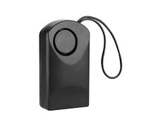 Brrnoo Alarme D'arrêt de Porte avec Vibration Déclenchée, Alarme de 120 DB, Sonore jusqu'à 550 Pieds de Distance, Se Bloque sur Le Bouton de Porte ou la Poignée pour Les Voyages,