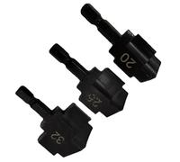 BRRNOO Alésoir de Conduit, Alésoir, Kit d' de Tuyau, Structure Robuste 1/4 Po, 3 Pièces pour la Réparation de Tubes de Conduites d'eau