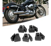 BRRNOO Amortisseur de Roue Arrière, Caoutchoucs d'Amortisseur de Roue Arrière 06410-MBA-000 Amortisseur en Caoutchouc 5 Pièces Kit d'Amortisseur de Choc en Caoutchouc de pour VT750 DC C CD2