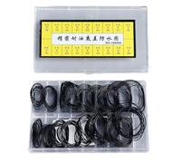 Brrnoo Anneaux de Montre, 180 Pièces Joint de Montre O Joints de Joint avec en Caoutchouc pour Couvercle Arrière de Outil de Réparation de 0.5mm 0.6mm