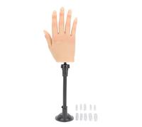Brrnoo Articulation de Main de Pratique D'entraînement D'ongle Pliable | Modèle en Silicone Flexible pour la Fabrication de Nail Art, Formation aux Compétences de Manucure