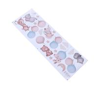 Brrnoo Autocollant Mural en Forme de Ballon D'animal Mignon, Décoration Murale pour Chambre D'enfant, éléphants, Ours, Girafes, Moutons, Lune, étoiles, pour Chambre D'enfant,
