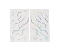 Brrnoo Autocollants de Maquillage KPop, Tatouages temporaires Résistants à la Transpiration avec Illustrations Exclusives, Autocollants de Transfert D'eau pour (LBTLaser de jambe)