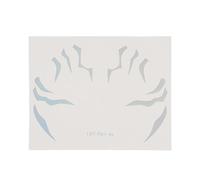 Brrnoo Autocollants de Maquillage KPop, Tatouages temporaires Résistants à la Transpiration avec Illustrations Exclusives, Autocollants de Transfert D'eau pour (LBTLaser Autocollant visage)