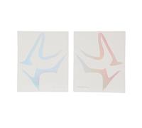 Brrnoo Autocollants de Maquillage KPop, Tatouages temporaires Résistants à la Transpiration avec Illustrations Exclusives, Autocollants de Transfert D'eau pour (LBTLaser poitrine)