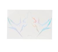 Brrnoo Autocollants de Maquillage KPop, Tatouages temporaires Résistants à la Transpiration avec Illustrations Exclusives, Autocollants de Transfert D'eau pour (LBTLaser Autocollant de taille)