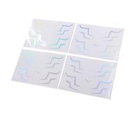 Brrnoo Autocollants de Tatouage Temporaire D'anime, Autocollants Réalistes Imperméables et Résistants à la Transpiration pour le Cosplay, avec 4 Feuilles Uniques, pour le Concert de (WS LS 053)