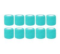 BRRNOO Bandage élastique Auto-adhésif STRAPE DE PORCE ANTISLIP DISPOSE INFORMABLE DISPOSE 10PCS Tissu Non tissé 5 Cm X 450cm pour les Artistes et les Passionnés DE Sport (GREEN)