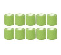BRRNOO Bandage élastique Auto-adhésif STRAPE DE PORCE ANTISLIP DISPOSE INFORMABLE DISPOSE 10PCS Tissu Non tissé 5 Cm X 450cm pour les Artistes et les Passionnés DE Sport (Vert gazon)