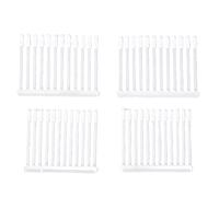 Brrnoo Bâtonnets Réutilisables pour Enlever le Cérumen en Résine, avec Embouts Doux et Lavables, Tampons Collants pour le Nettoyage des Oreilles, pour les Soins Quotidiens des Oreilles,