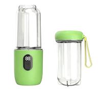 Brrnoo Blender Portable de Voyage Personnel 500 Ml, Rechargeable par USB, 16 Lames, 20 800 Tr/min, sans Fil, Idéal pour les Milkshakes, les et les Boissons protéinées. Bol