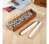 Brrnoo Boîte à Bijoux en Bois Amovible Motif Géométrique pour Bijoux Petits Cadeaux Accessoires