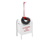 BRRNOO Boîte aux Lettres du Père Noël Suspendue, Décoration de Noël en