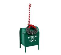 BRRNOO Boîte aux Lettres du Père Noël Suspendue, Décoration de Noël en