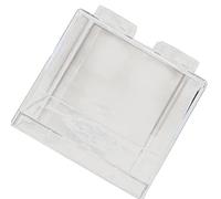 Brrnoo Boîte d'économie d'argent, Argent Saver Box Rectangulaire 'économie ' de Sauvegarde Transparent en Plastique de Construction de Blocs de Construction Boîte ' Claire pour Les Enfants