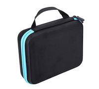 Brrnoo Boîtes de Rangement Accessoires Peinture Diamant 30 Emplacements, Valise Organisateur Nylon PP Double Joint Compartiments Transparents