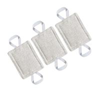 Brrnoo Bouchon de Porte Anti-bruit, Couvercle de Loquet avec Sangles élastiques pour Pièces Calmes, Chambre D'enfant, 3 Pièces (10x8cm)