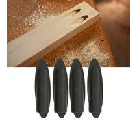 BRRNOO Bouchons à Bois 9,5 Mm, Accessoires de Gabarit de Trou de Poche, Ensemble de 100 Pièces, Installation Facile pour les Projets de Menuiserie (BLACK)