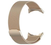 Brrnoo Bracelet de Montre à Aimant Milanais, en Maille Métallique, avec Aimant Puissant, Ajustement sécurisé, sans Boucle, pour Montre Intelligente 4 (montre3 4 45MM)