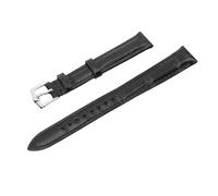 Brrnoo Bracelet de Montre en Cuir Bracelet de Remplacement Texture Preuve de Pluie Libération Rapide avec Boucle en Acier Inoxydable pour Montres Intelligentes Montres Automatiques (14x12)