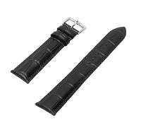 Brrnoo Bracelet de Montre en Cuir PU, étanche, à Dégagement Rapide, de Remplacement, pour Montres Intelligentes à Quartz Automatiques, Universel, adapté pour T9801 (BLACK)