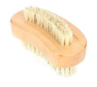 BRRNOO Brosse à Ongles Double Face, Poils de Hêtre pour L'élimination des Peaux Mortes et le Nettoyage des Cuticules, avec Côtés étroits et Larges pour un Usage Professionnel en Salon