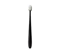 BRRNOO Brosse Brosse Brosse à Dents Petite Tête Têtes de Gomme Gum Gum Gouth Kot Koty Kark Wettle Nettoyage pour les Gencives Sensibles Adultes Enfants Pp Matériau Pbt (Vague noire)