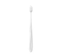 BRRNOO Brosse Brosse Brosse à Dents Petite Tête Têtes de Gomme Gum Gum Gouth Kot Koty Kark Wettle Nettoyage pour les Gencives Sensibles Adultes Enfants Pp Matériau Pbt (Onde blanche)