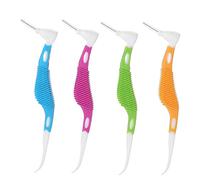 Brrnoo Brossettes Interdentaires, Cure Dents Souples 8 Pcs pour éliminer la Plaque entre les Dents, avec Matériau de qualité Alimentaire et Manche Large en Arc pour Soins Dentaires