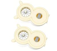 BRRNOO Broyeur D'oignons Verts, oignons, 12 Lames en Acier Inoxydable, Coussinet de Pied Antidérapant Polyvalent, Lames Détachables pour la de Fruits de Cuisine (Broyeur d'oignons verts 2 en 1)