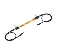 Brrnoo Câble Coaxial Plat, Câble de Fenêtre Passant à Travers un Coaxial Plat pour avec 26 Cm à Travers la Fenêtre d'extension F Femelle à Femelle d'alimentation Mince F pour Installation de