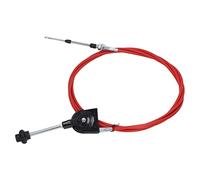 Brrnoo Câble de Commande de Gaz Accélérateur Câble d'ensemble de Gaz de 4,5 M de Tube PU Contrôleur de Connecteur en Acier Inoxydable pour l'excavatrice