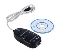 Brrnoo Câble Rocksmith, Interface de Guitare pour PC avec Votre Ordinateur et Convient à la Surveillance Câble de Liaison de Guitare USB Professionnel, Installation Facile Plug and Play