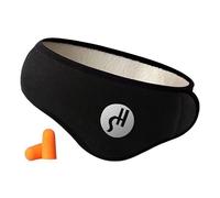 BRRNOO Cache-oreilles de Sommeil à Réduction de Bruit, Enveloppe Chaude D'oreille D'hiver, Protection D'oreille Extérieure Réglable, Cache-oreilles Chaud avec Bouchons D'oreilles (BLACK)