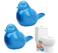 Brrnoo Caches de Boulon de Toilette Décoratifs, Design Résine Oiseau,