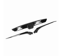 Brrnoo Calandre Supérieure Avant avec Garniture pour Calandre de Remplacement Sportive Brillante 2018 2020 pour une Esthétique Améliorée