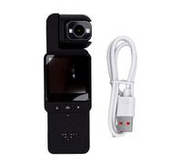 Brrnoo Caméra Corporelle 1080P avec Vision Nocturne, Mini Caméscope Portable IP65 pour Le Cyclisme, L'enregistrement des Sports de Plein Air (Black)