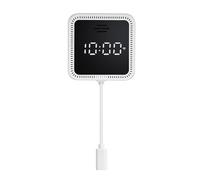 Brrnoo Caméra de Fenêtre Intelligente WiFi 3MP 2.4G 5G Caméra de sécurité Magnétique avec Affichage de L'heure Détection Humaine Conversation Bidirectionnelle pour Aquarium RV Intérieur (White)